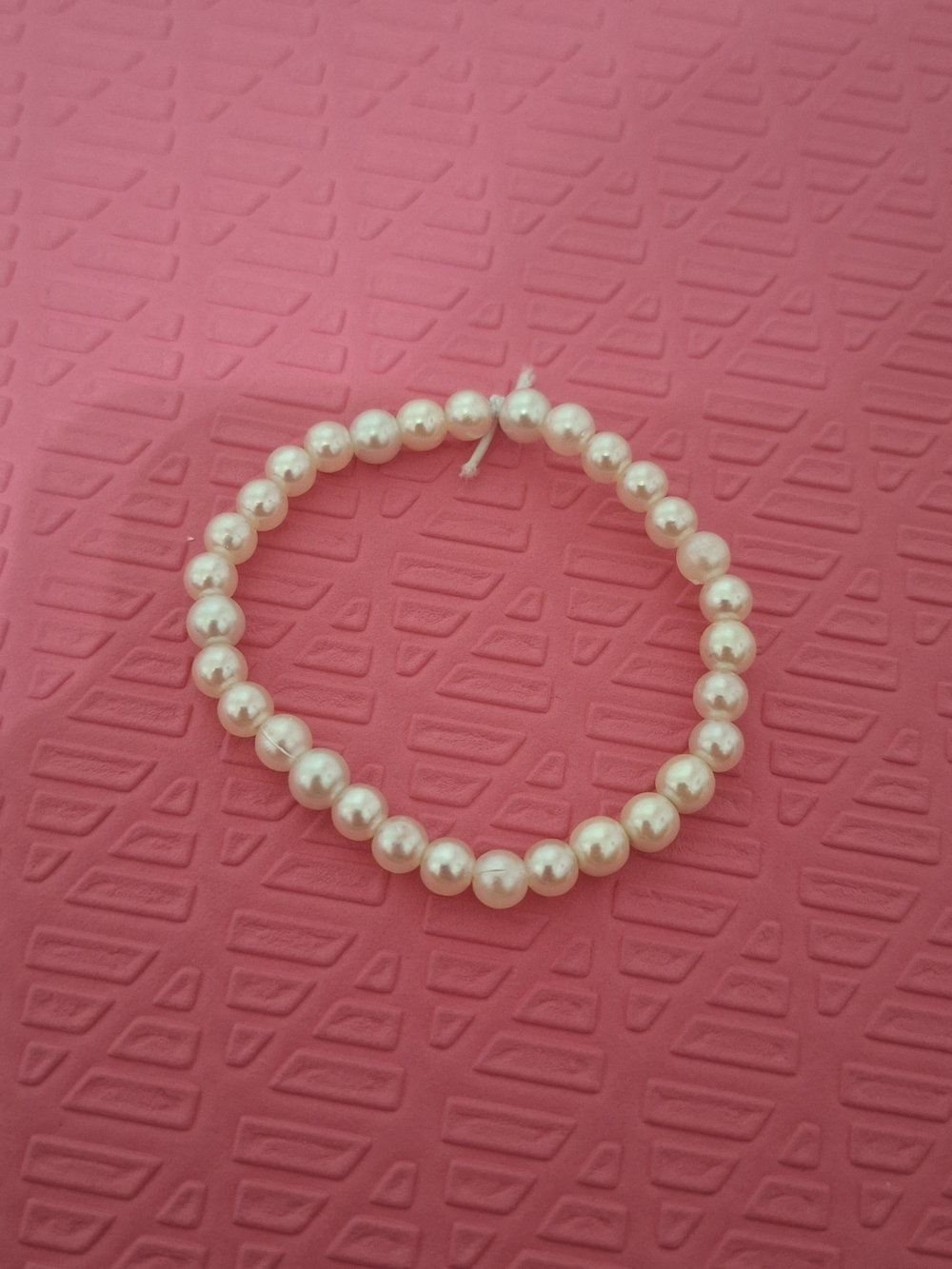Classic Cream Pearl Stretch Bracelet - Women Jewelry